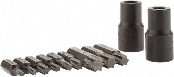 PROTO Proto J5239P Torx Screwdriver Insert Bit Set 11 Piece