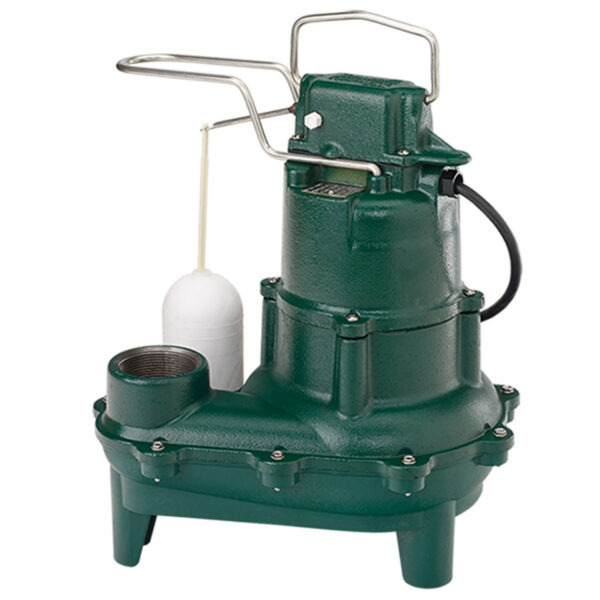 ZOELLER Zoeller 264-0002 Waste-Mate 115V 4/10 HP Non Automatic Cast Iron Sewage Pump