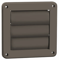 LAMBRO INDUSTRIES Lambro Industries 2677B Louvered Face Plate 4 Inches Brown