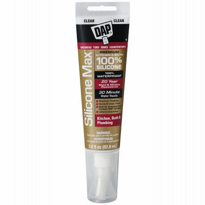 DAP Dap Inc 8794 Silicone Kitchen Bath Sealant 2.8 Oz Clear