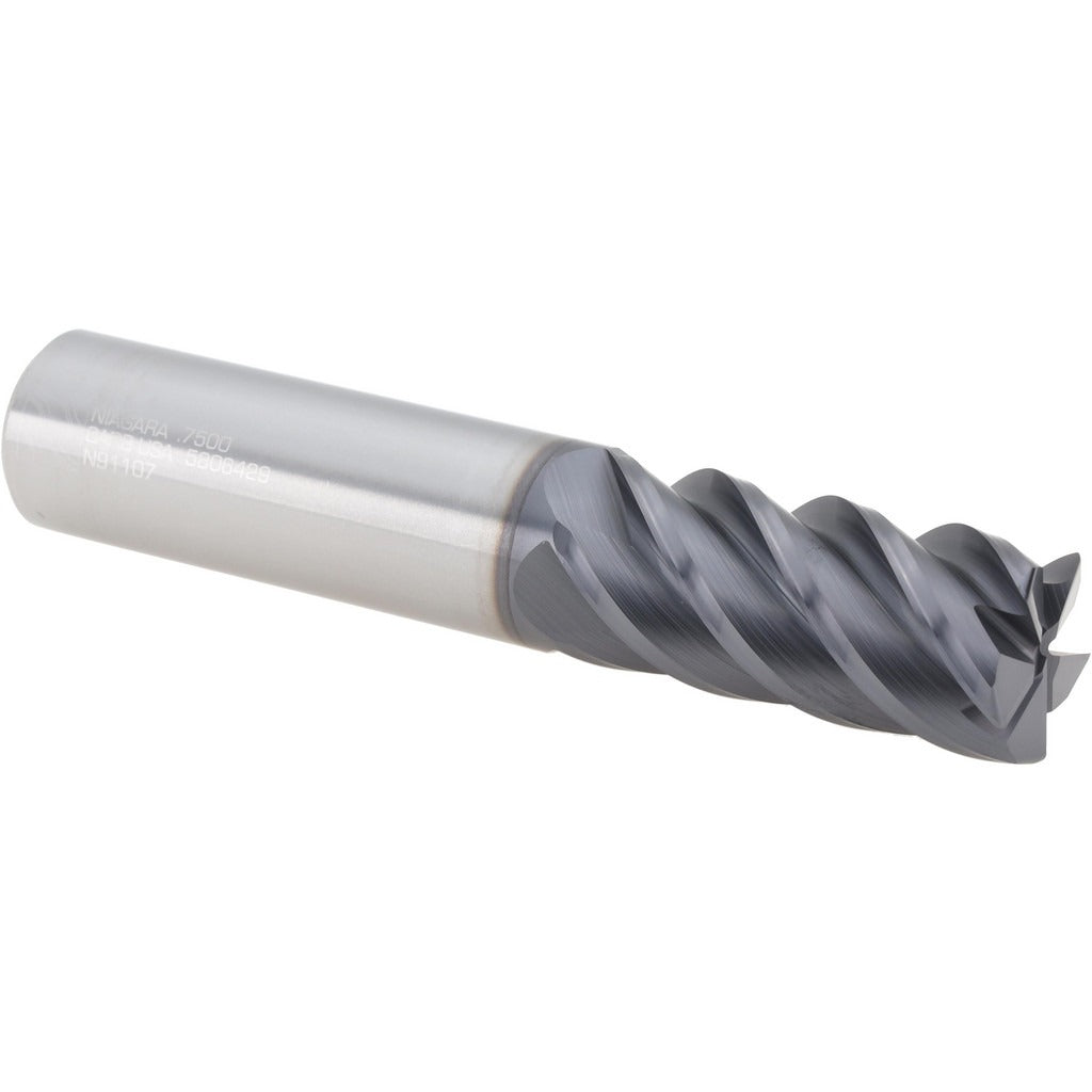 SECO TOOLS Seco 17007063 Corner Radius End Mill 3/4 in 5 Flute Altin