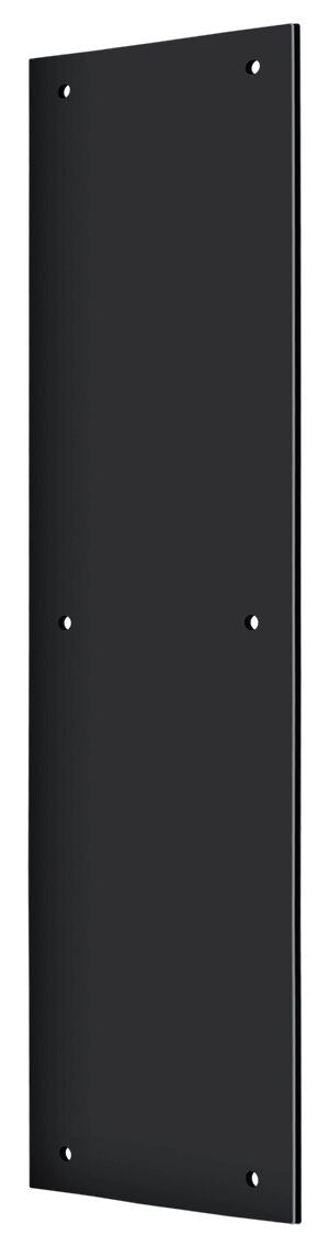 DELTANA Deltana PP3515U19 Push Plate 3.5x15 in Black Finish
