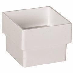 AMERIMAX Amerimax Home Products T0523 Downspout Connector 2in White