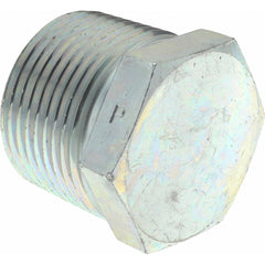 PARKER Parker 1 Hp-s Hex Plug 1 in Mnptf 4500 Psi Zinc-plated Steel