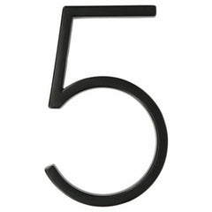 HILLMAN Hillman Fasteners 844715 Black House Number 5 Zinc 3-pack