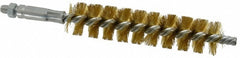 SCHAEFER BRUSH Schaefer Brush 93628 Tube Brush 7/8 in Brass Bristles