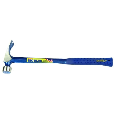 ESTWING Estwing E3-25SM Big Blue Framing Hammer 25 oz Straight Rip Claw Silver