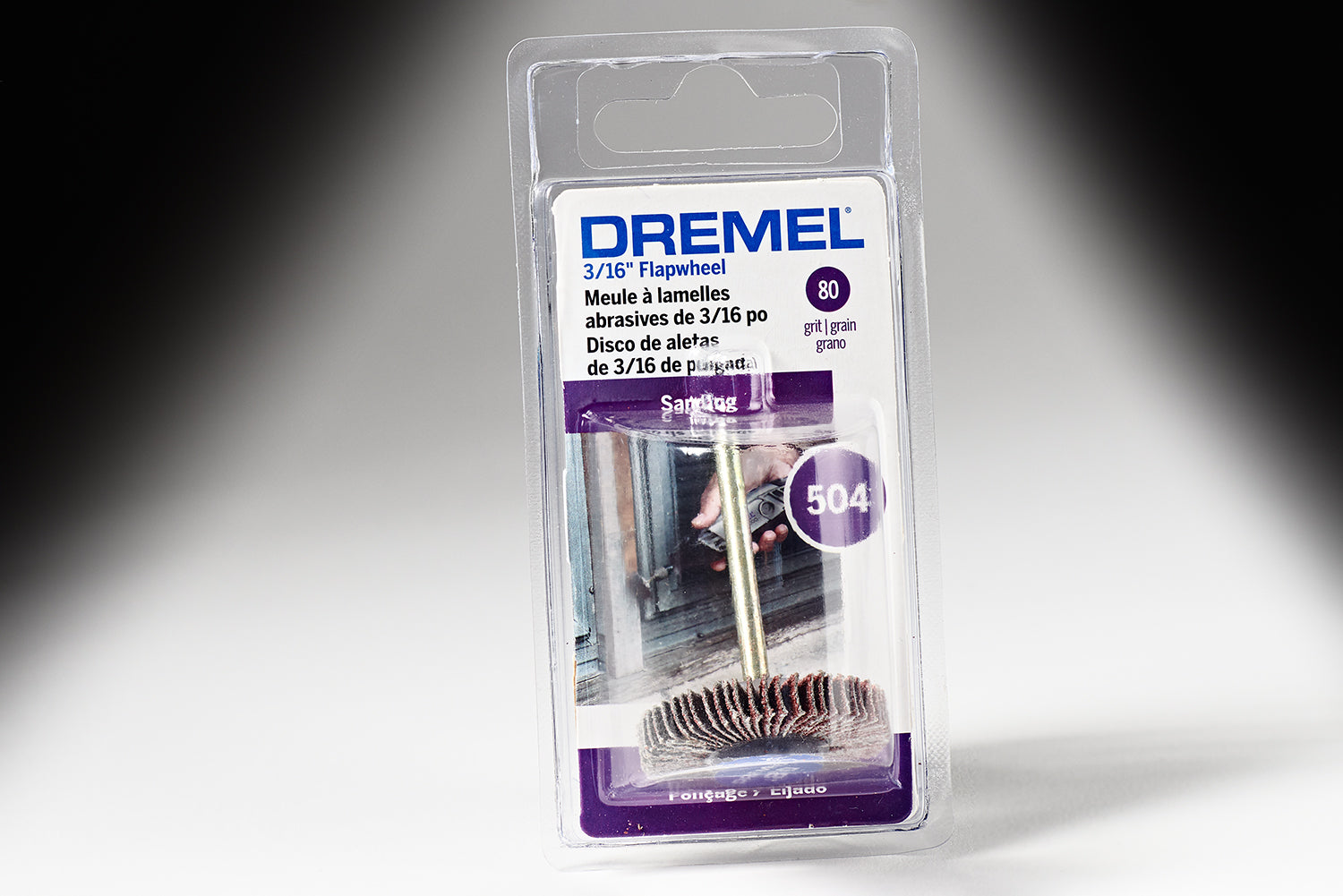 DREMEL Dremel 504 Flapwheel, 4.8 mm, 80 Grit