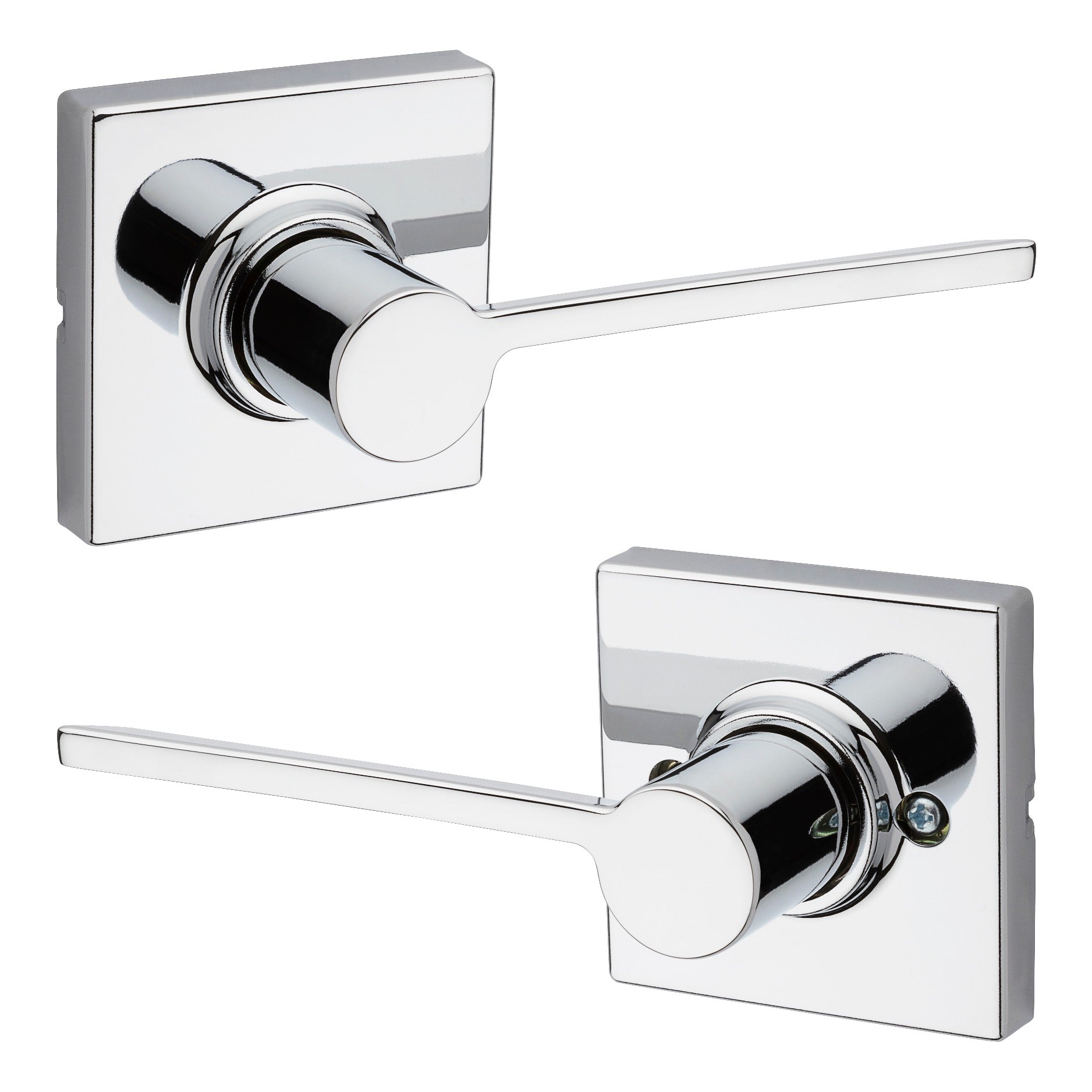 KWIKSET Kwikset 200LRLSQT-26 Ladera Passage Door Lock Chrome