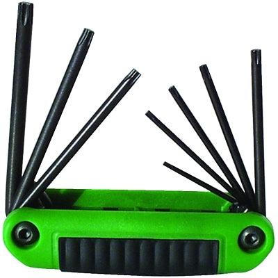 EKLIND TOOL Eklind Tool 25581 Ergo-Fold Fold-up TORX Star 8pc Set T8-T40