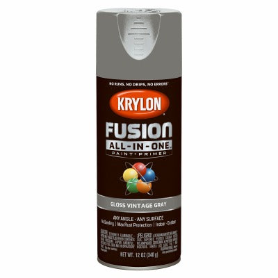 KRYLON Krylon K02726007 Gloss Spray Paint Primer 12 Oz Vintage Gray