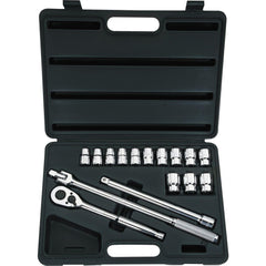 STANLEY Stanley 85-956 Metric Socket Set 16 Pc 1/2 in Drive