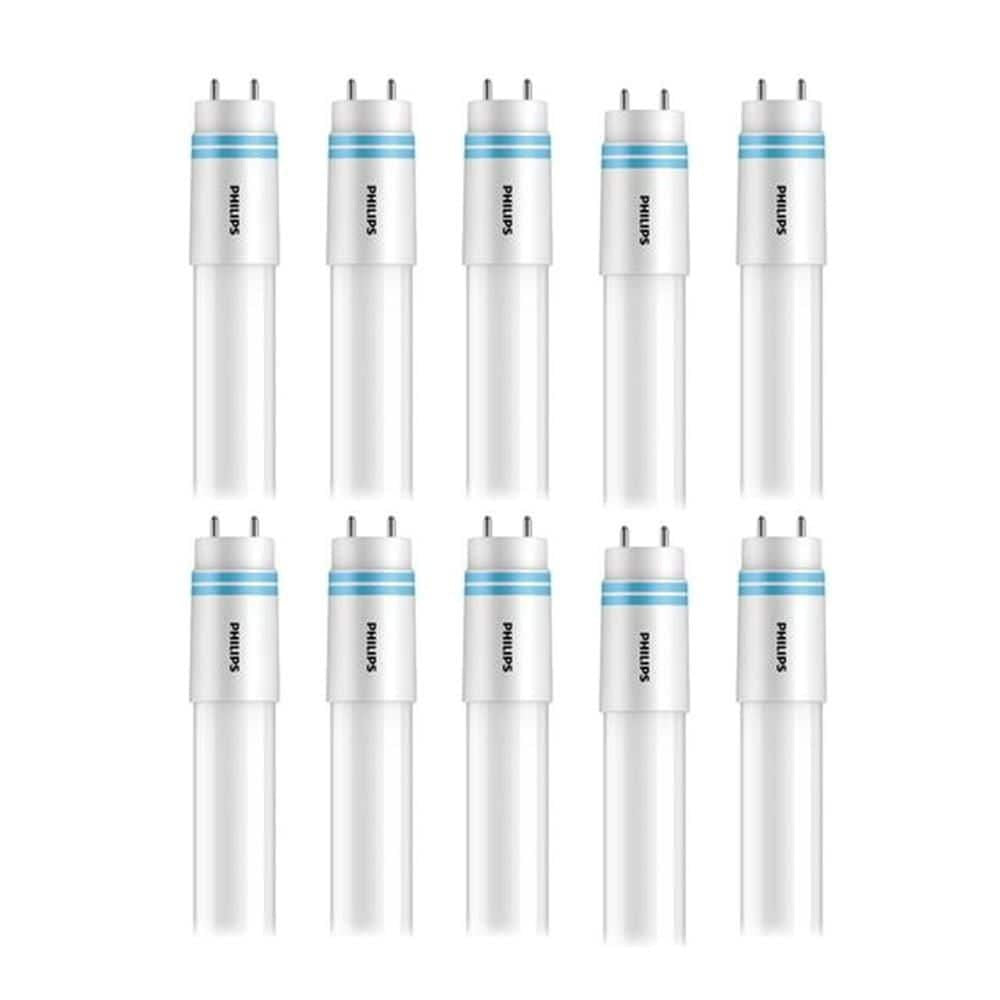 PHILIPS Philips 539148 4 ft Type A Linear Universal Fit LED Tube 32W/40W Equivalent (10-Pack) Replaces T8/T12