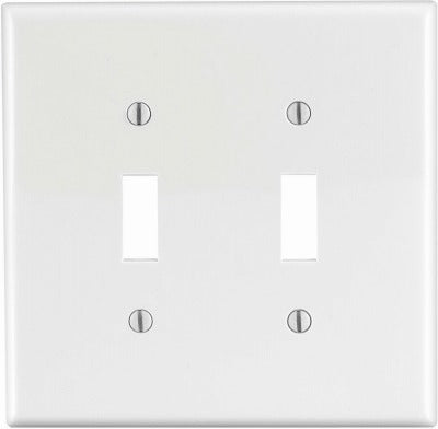 LEVITON Leviton Mfg Co R52-00PJ2-00W 2-gang Midway Wallplate