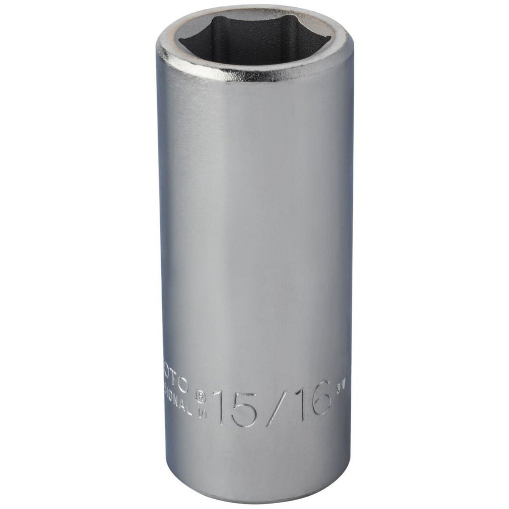 PROTO Proto J5530HL Deep Hand Socket 15/16 in 3/4 Drive 6-point