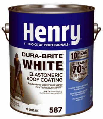 HENRY Henry Co HE587046 White Elastomeric Roof Coating 1 Gal