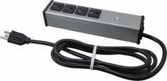 WIREMOLD Wiremold UL101BC Power Outlet Strip 4 Outlets 15A 120V