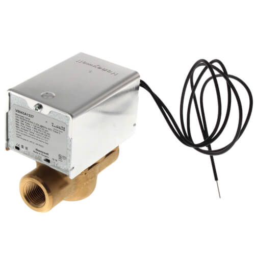 RESIDEO Honeywell Home V8043A1227 2-Way 18 Inch Lead Zone Valve 1/2 NPT Connection 24V