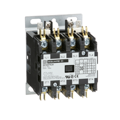 SCHNEIDER ELECTRIC Schneider Electric 8910DPA34V14 24V 30A 4-Pole Definite Purpose Contactor