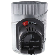 RESIDEO Honeywell Home ARD6TZ 6 Inch Automatic TrueZONE Damper - Round, Galvanized Steel, Motorized for HVAC Zoning
