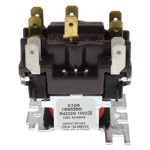RESIDEO Resideo R4222N1002 General Purpose Relay 120V DPDT Pilot Duty Switching Q633A1007