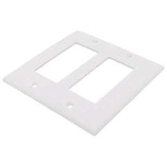 LEGRAND Pass & Seymour TP262W 2Gang Wall Plate, Decorator, Nylon, Standard - White