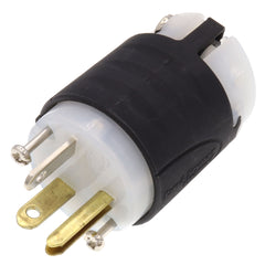 LEGRAND Pass & Seymour PS5366X Angled, Polarized Type, Nylon Material, Black, White Color, 5-20P