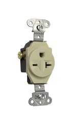 LEGRAND Pass & Seymour 5851I Heavy-Duty Spec Grade Single Receptacle NEMA 6-20R 20A 250V