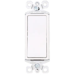 LEGRAND Pass & Seymour TM870W Decorator Switch, 120/277 VAC, 15 Amp, White