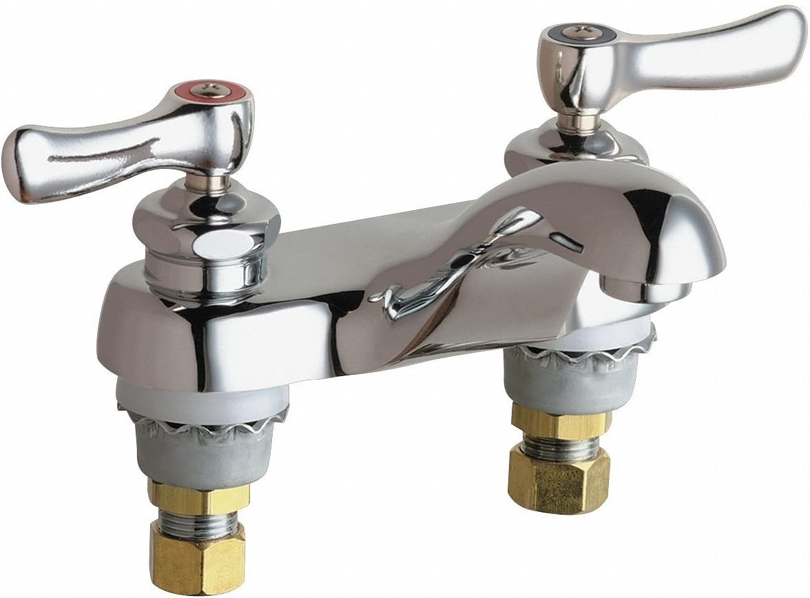 CHICAGO FAUCETS Chicago Faucets 802-ABCP Manual Lever Faucet 2.2 GPM (1 Each)