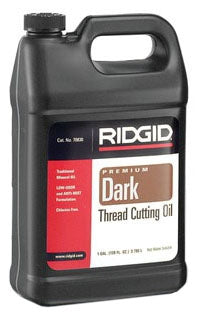 RIDGID Ridgid 70830 Dark Thread Cutting Oil 1 Gallon 385 Deg F Flash Point