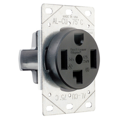 LEGRAND Pass & Seymour 3864 Single Dryer Type Molded Plastic Material 14-30R Configuration 4