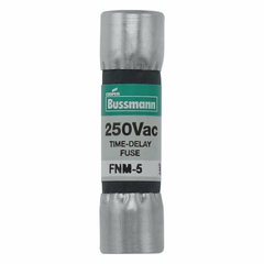 EATON Bussmann FNM-5 250VAC 5AMP Dual-Element Time-Delay Midget Fuse