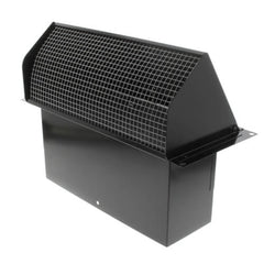 BROAN-NUTONE Broan 639 4-7/8 x 5-5/8 x 12-3/4 Inch Epoxy Steel Black Wall Cap