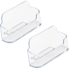 DEFLECTO Deflecto DEF70501 Desktop Business Card Holder 3-3/4 in x 1-7/8 in x 1-1/2 in (2/PK)