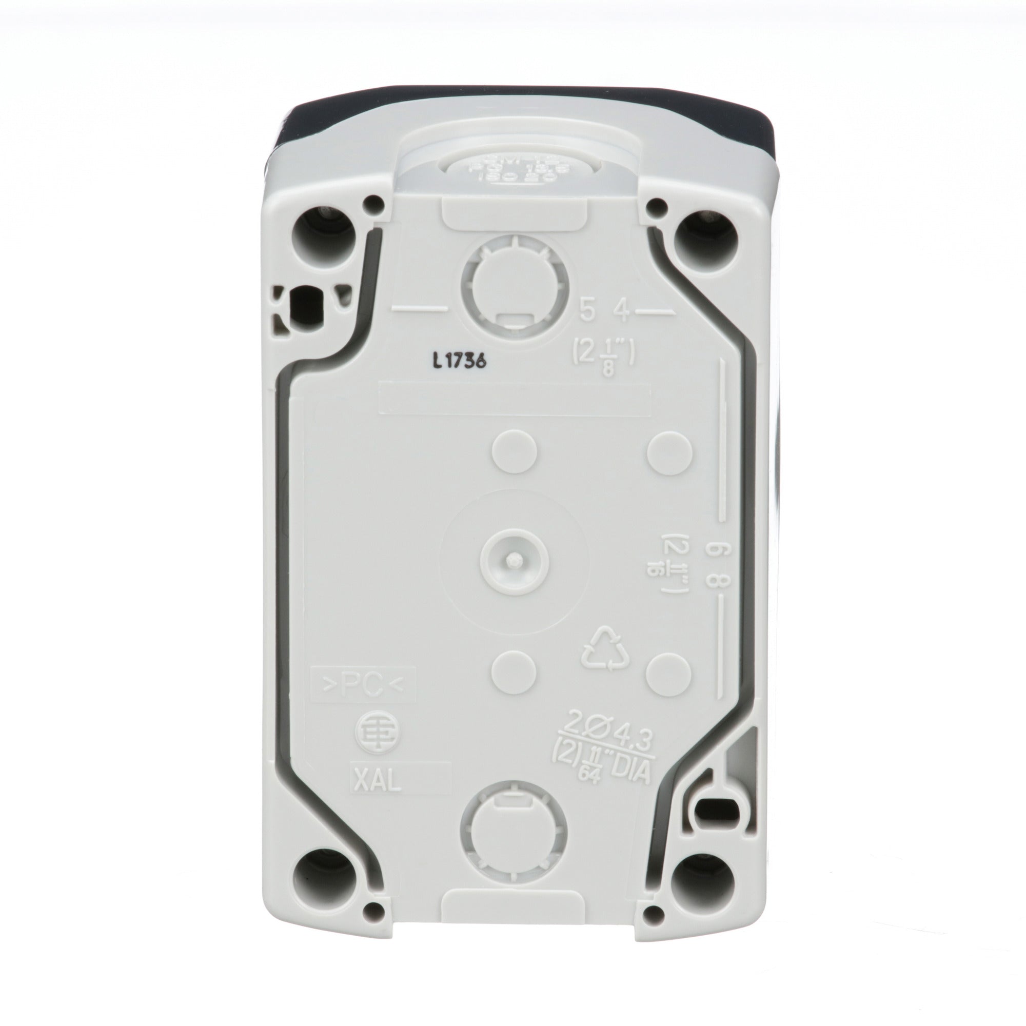 SCHNEIDER ELECTRIC Schneider Electric XALD211H29H7 600 VAC 300 VDC 10 Amp 1NO 1NC Polycarbonate Push Button Control Station