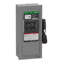 SCHNEIDER ELECTRIC Square D VHU361 Safety Switch 30 Amp 600V Non-Fusible Single Throw Heavy Duty