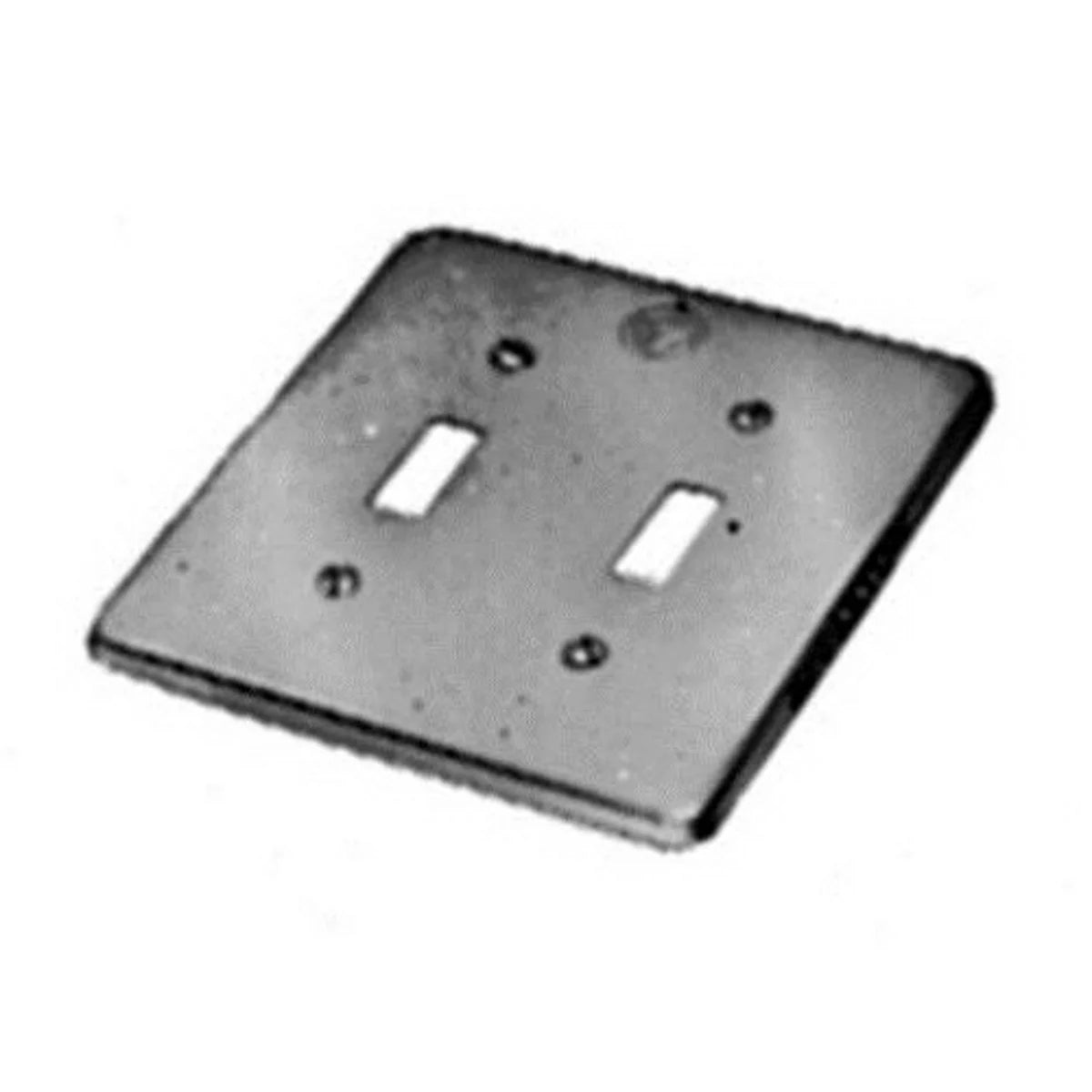 APPLETON Appleton FSK-2TS 2-Gang Steel 2-Switch Cover