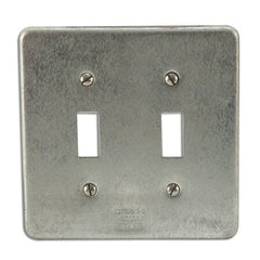 APPLETON Appleton FSK-2TS 2-Gang Steel 2-Switch Cover