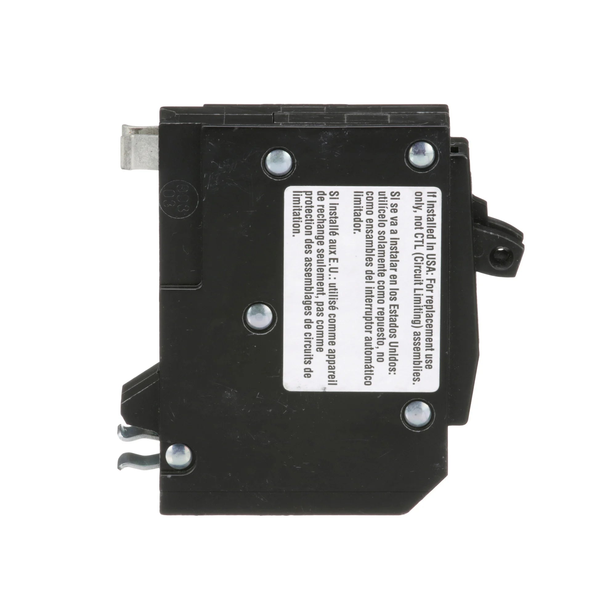 SCHNEIDER ELECTRIC Square D QO1515 Tandem Circuit Breaker 15A/15A 120/240V 1Ph Plug-On