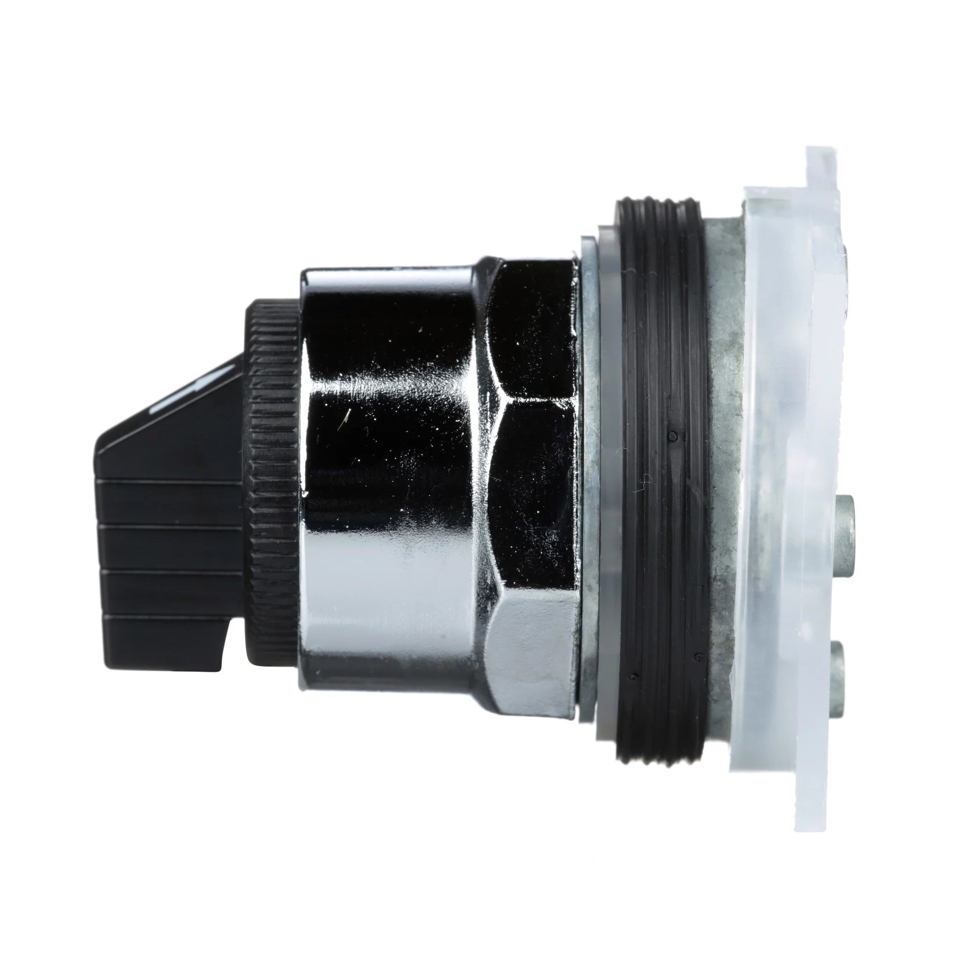 SCHNEIDER ELECTRIC Schneider Electric 9001KS43B Square D 30 mm 600 Volt Black Metal Bezel 3-Position Maintained Selector Switch
