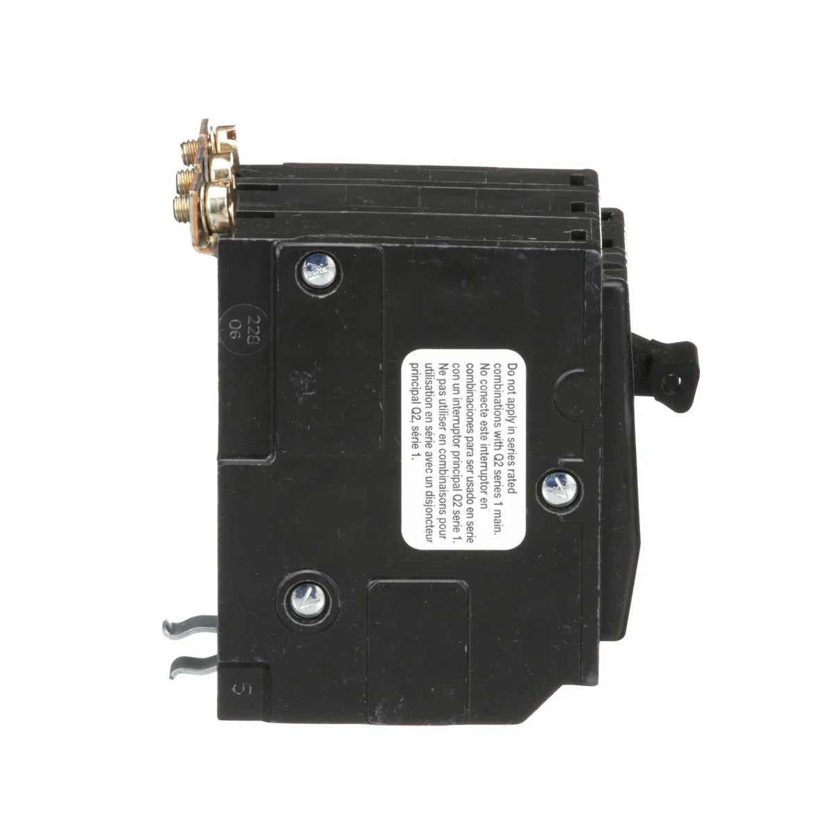 SCHNEIDER ELECTRIC Square D QOB325 Miniature Circuit Breaker 25A 240V 3Ph Bolt-On