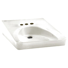 AMERICAN STANDARD American Standard 9141.011.020 Wheelchair 20 x 27 in. Rectangular Wall Mount Bathroom Sink in White