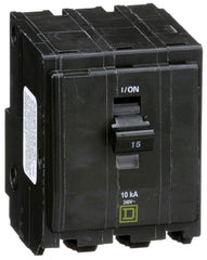 SCHNEIDER ELECTRIC Square D QO315 Miniature Circuit Breaker 15A 240V 3PH Plug-On