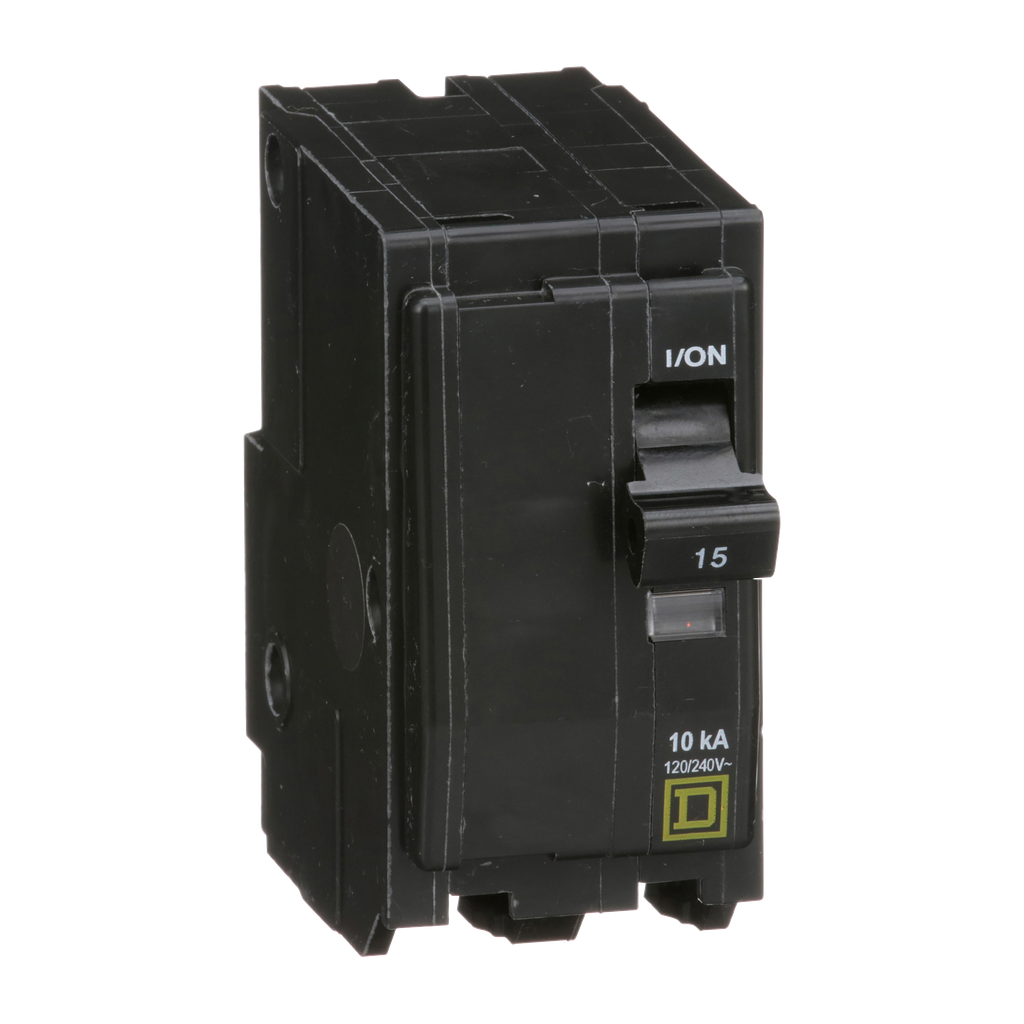 SCHNEIDER ELECTRIC Square D QO215 Miniature Circuit Breaker 15A 120/240V 2P