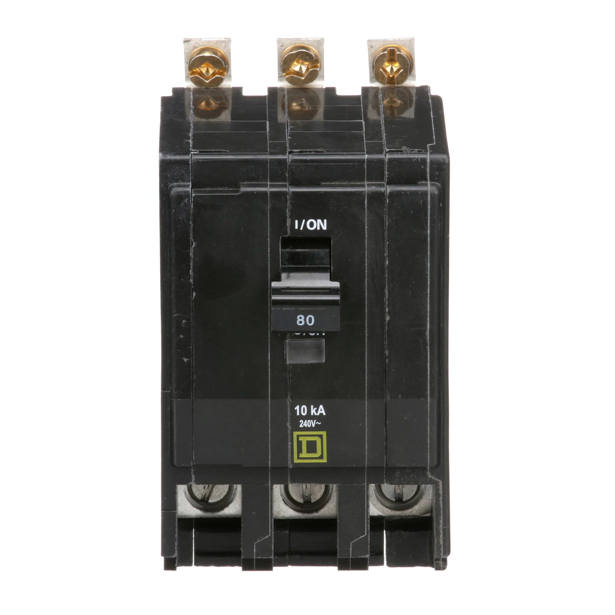 SCHNEIDER ELECTRIC Square D QOB380 Miniature Circuit Breaker 80A 240V 3Ph Bolt-On