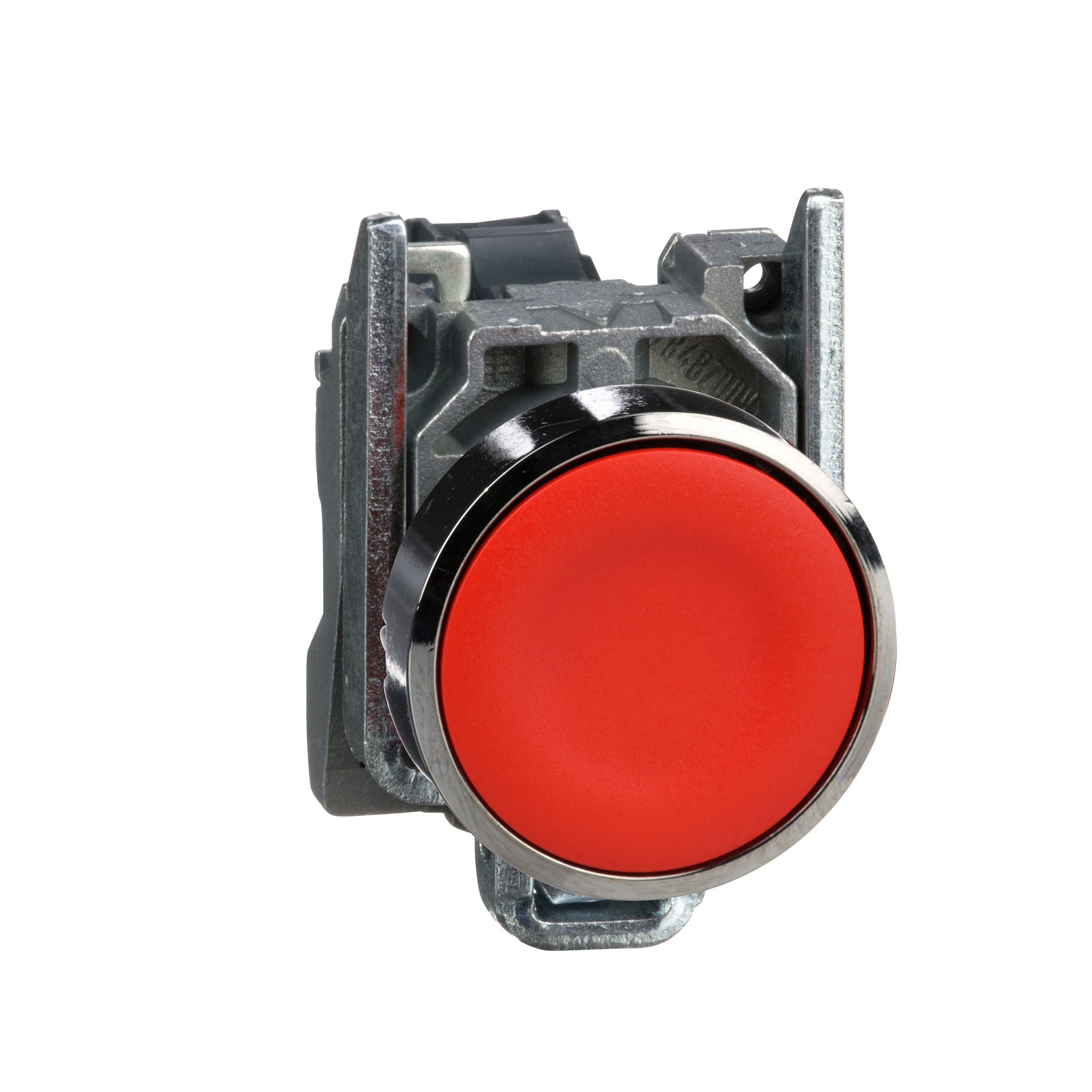 SCHNEIDER ELECTRIC Schneider Electric XB4BA42 Harmony, 22mm push button, red flush, spring return, 1 NC, unmarked