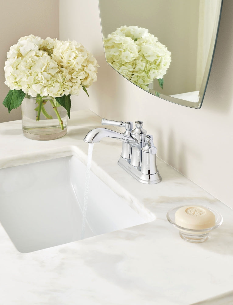 MOEN Moen 6802 Dartmoor 2 Handle Centerset Bathroom Faucet in Chrome