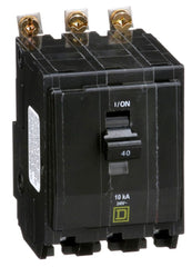 SCHNEIDER ELECTRIC Square D QOB340 Miniature Circuit Breaker 40A 240V 3Ph Bolt-On