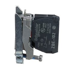 SCHNEIDER ELECTRIC Schneider Electric ZB4BZ102 Body/fixing Collar 1NC Screw Clamp Terminal Single Contact Block